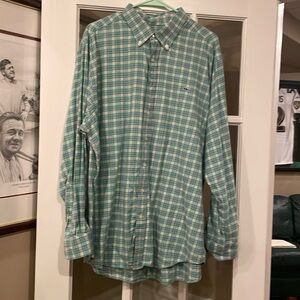 Men’s Vineyard Vines Flannel Long Sleeve button down shirt XXL